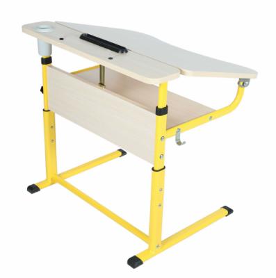 Стіл 1-місний з регулюванням кута нахилу стільниці (0-16°), ростова група № 3-5, АНШАР ГРУП (700х590х580-700 мм)